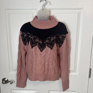 New York and Company lace sweater